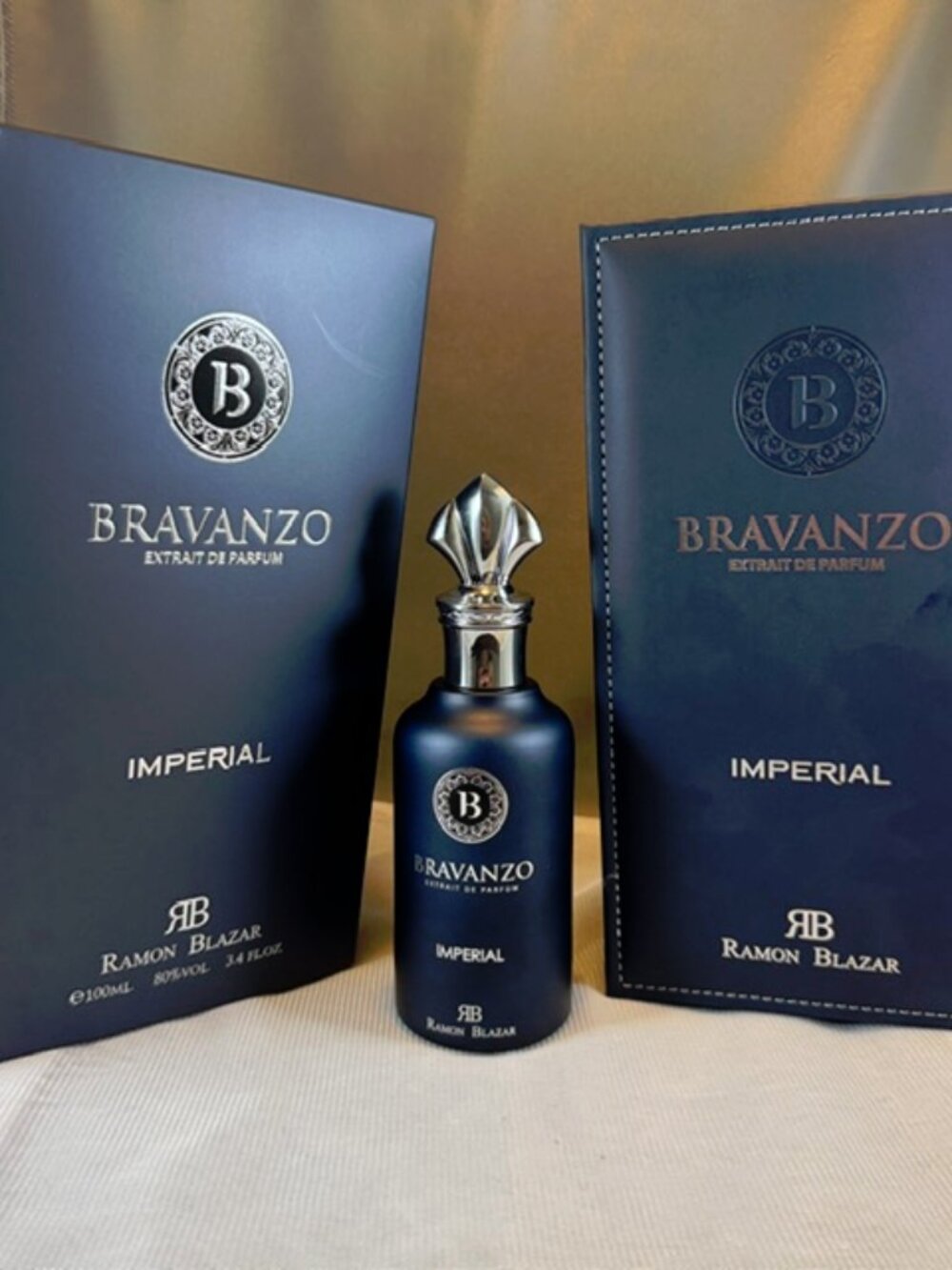 Dumont Bravanzo Imperial Eau de Parfum Spray for Men 3.4oz New Open Box $125